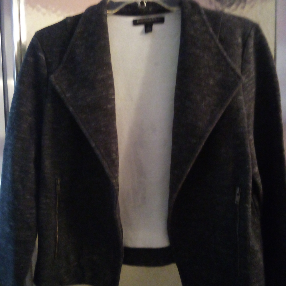 Black Textured Blazer